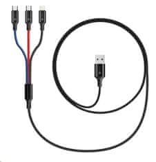 Connect IT Wirez 3in1 USB-C & Micro USB & Lightning, 1,2 m