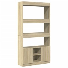 Petromila Skříň highboard dub sonoma 92 x 33 x 180 cm kompozitní dřevo