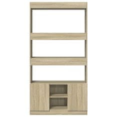 Petromila Skříň highboard dub sonoma 92 x 33 x 180 cm kompozitní dřevo