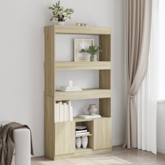 Petromila Skříň highboard dub sonoma 92 x 33 x 180 cm kompozitní dřevo