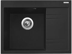 Sinks RIM 650 L Metalblack levý