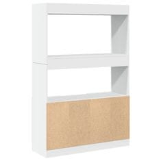 Petromila Skříň highboard bílá 92 x 33 x 140 cm kompozitní dřevo