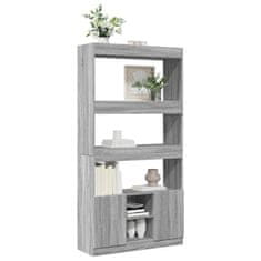 Petromila Skříň highboard šedá sonoma 92 x 33 x 180 cm kompozitní dřevo