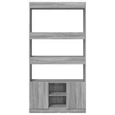 Petromila Skříň highboard šedá sonoma 92 x 33 x 180 cm kompozitní dřevo