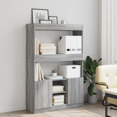 Petromila Skříň highboard šedá sonoma 92 x 33 x 140 cm kompozitní dřevo