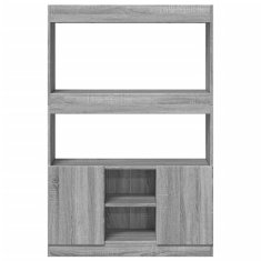 Petromila Skříň highboard šedá sonoma 92 x 33 x 140 cm kompozitní dřevo