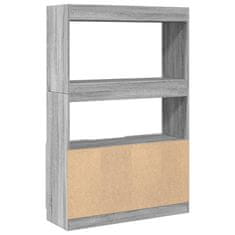 Vidaxl Skříň highboard šedá sonoma 92 x 33 x 140 cm kompozitní dřevo