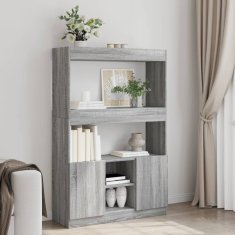 Petromila Skříň highboard šedá sonoma 92 x 33 x 140 cm kompozitní dřevo