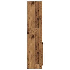 Petromila Skříň highboard old wood 92 x 33 x 140 cm kompozitní dřevo