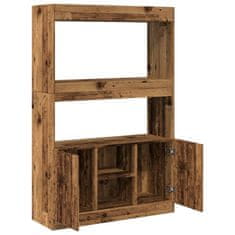 Vidaxl Skříň highboard old wood 92 x 33 x 140 cm kompozitní dřevo