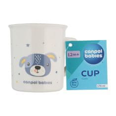 Canpol BABIES Plastový hrníček CUTE ANIMALS - pejsek 170 ml