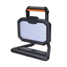 Solight  LED reflektor 20W, přenosný, nabíjecí, 2000lm, oranžovo-černý