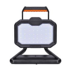 Solight  LED reflektor 20W, přenosný, nabíjecí, 2000lm, oranžovo-černý