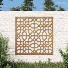 Vidaxl Zahradní nástěnná dekorace 55 x 55 cm corten Maurský design