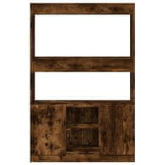 Petromila Skříň highboard kouřový dub 92 x 33 x 140 cm kompozitní dřevo