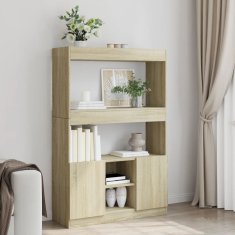 Petromila Skříň highboard dub sonoma 92 x 33 x 140 cm kompozitní dřevo