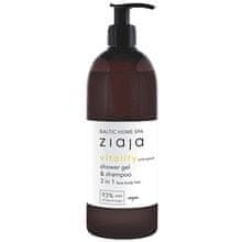 Ziaja Ziaja - Baltic Home Spa Shower Gel & Shampoo - Sprchový gel a šampon 3v1 500ml 