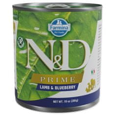 N&D Konzerva Dog Prime Lamb & Blueberry 285g