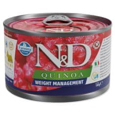 N&D Konzerva Dog Quinoa Weight Management 140g