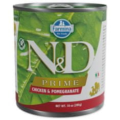 N&D Konzerva Dog Prime Chicken & Pomegranate 285g