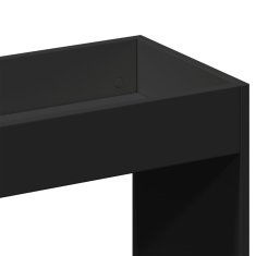 Petromila Skříň highboard černá 63 x 33 x 140 cm kompozitní dřevo