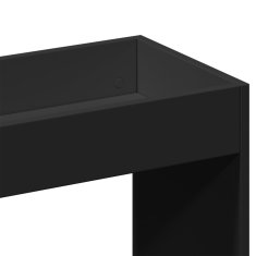 Petromila Skříň highboard černá 92 x 33 x 100 cm kompozitní dřevo