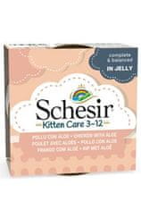 Schesir Konzerva Kitten kuřecí + aloe - 85 g