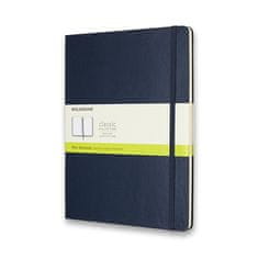 Moleskine Zápisník - tvrdé desky XL, čistý, modrý