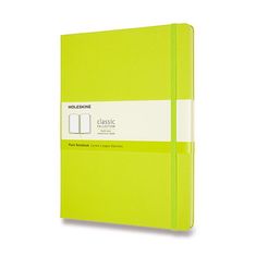 Moleskine Zápisník - tvrdé desky XL, čistý, limetka