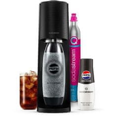 SodaStream Výrobník sody TERRA Black Pepsi Zero Mpack