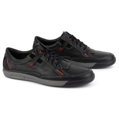 Pánské kožené boty Casual 932K black velikost 45