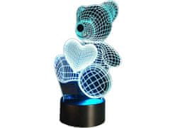 APT ZD98J BEAR 3D LED NOČNÍ LAMPA