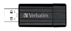 Verbatim 8GB USB Flash 2.0 PIN STRIPE Store'n'Go černý P-blist