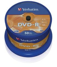 Verbatim DVD-R 4,7 GB (120min) 16x 50-cake