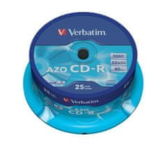 Verbatim CD-R DLP 700MB (80min) 52x Crystal 25-cake