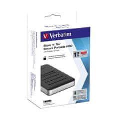 Verbatim HDD 2.5" 1TB USB 3.1/USB-C, šifrovaný externí disk s numerickou klávesnicí, Store 'n' Go