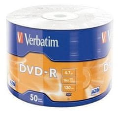 Verbatim DVD-R 4,7 GB (120min) 16x 50-spindl RETAIL