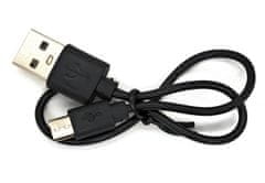 motoLEDy Svítilna na kolo 4 režimy USB otočná, červená