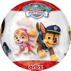 Amscan 3D Fóliový balónek Orbz "Paw Patrol Chase and Marshall" čirá 38 x 40 cm 