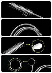 Camerazar Úzký kartáč na čištění trubek a odtoků