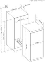 Kluge CHLADNIČKA VESTAVNÁ KC2193J + 4 roky záruka po registraci