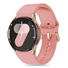 Tech-protect Silicone řemínek na Samsung Galaxy Watch 4 / 5 / 5 Pro / 6 / 7 / FE, dusty pink