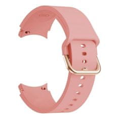 Tech-protect Silicone řemínek na Samsung Galaxy Watch 4 / 5 / 5 Pro / 6 / 7 / FE, dusty pink