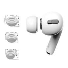 Tech-protect Ear Tips náhradní špunty pro Apple AirPods Pro 1 / 2 3ks, bílé