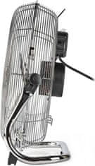 Nedis podlahový ventilátor/ průměr 40 cm/ výkon 80 W/ 3 rychlosti/ naklápěcí/ kov