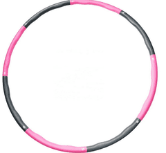 Leventi Hula hoop s výstupky Foxmog 95 cm-Růžová