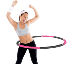 Leventi Hula hoop s výstupky Foxmog 95 cm-Žlutá