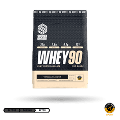 Soccer Supplement Whey Protein Isolate Whey90 vanilka Ostatní: 1 kg