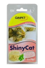 Gimpet kočka konz. ShinyCat kuře/krab 2x70g