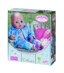 Zapf Creation Baby Annabell Džínové oblečení Deluxe, 43 cm